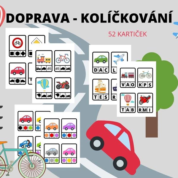 DOPRAVA - kolíčkování