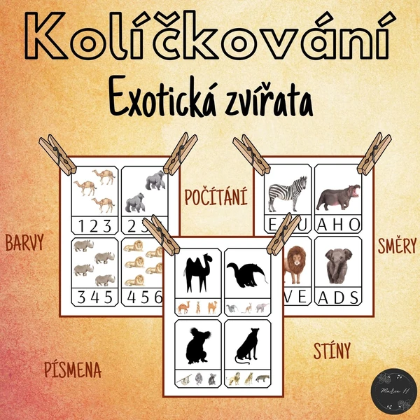 Exotická zvířata, kolíčkování