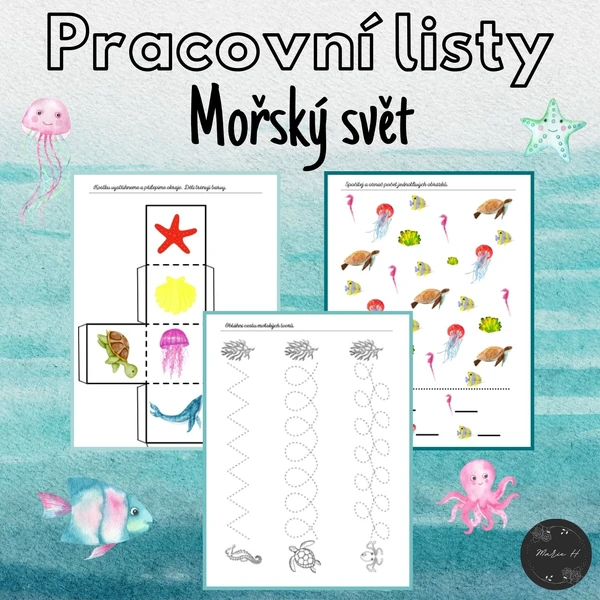 Mořský svět, pracovní listy