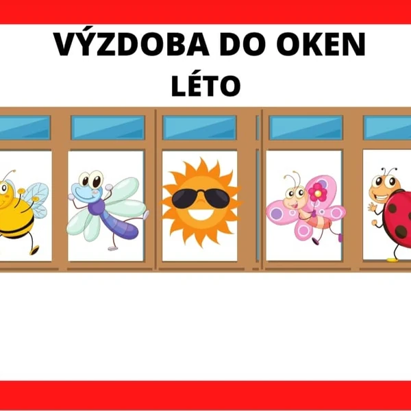 LETNÍ VÝZDOBA DO OKEN