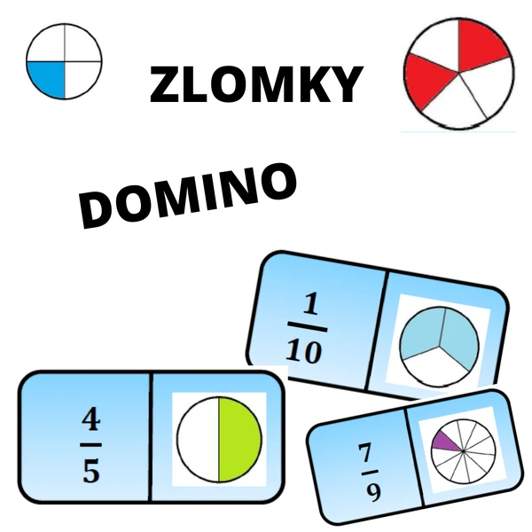 ROZPOZNÁVÁNÍ ZLOMKŮ - domino