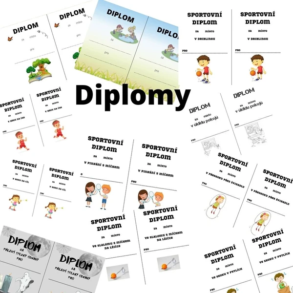 Diplomy švp - tábor -sport