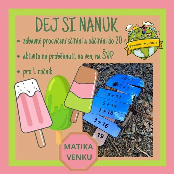 Dej si NANUK - sčítání a odčítání do 20 (balíček všech 3)