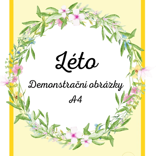 Léto - demonstrační obrázky A4