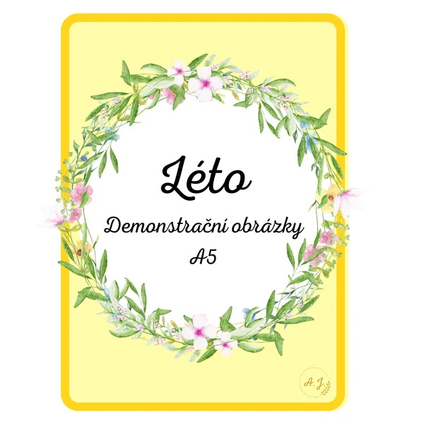 Léto - demonstrační obrázky A5