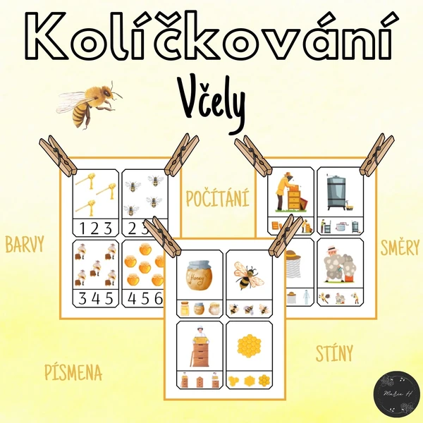 Včely, kolíčkování