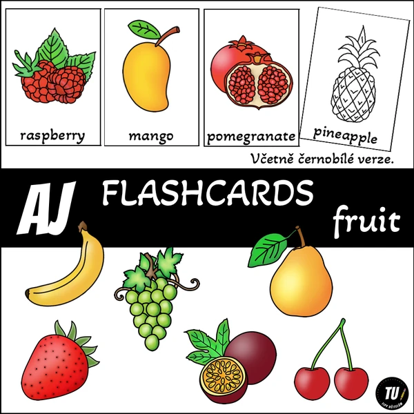 Flashcards - fruit (ovoce)