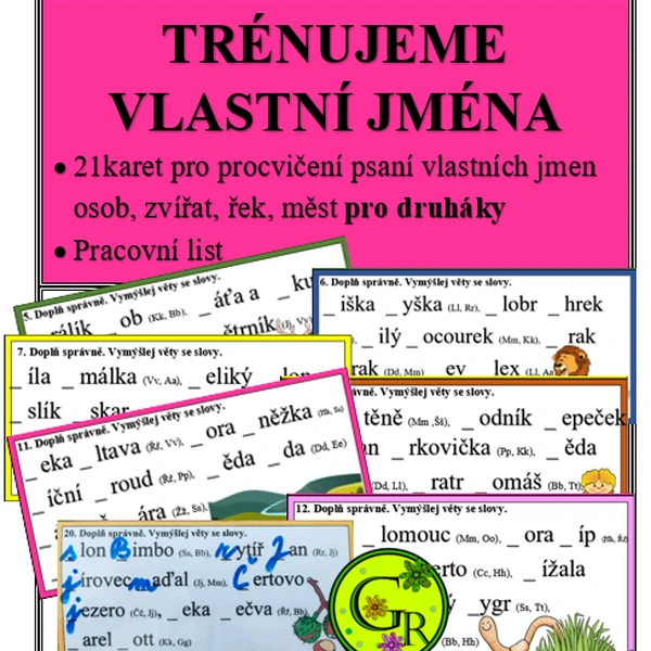 TRÉNUJEME VLASTNÍ JMÉNA
