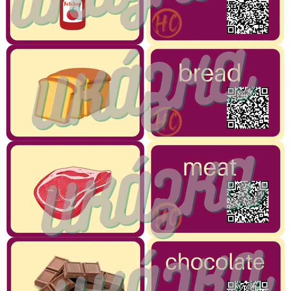 FLASHCARDS - FOOD and DRINK