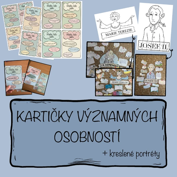 Významné osobnosti - kartičky