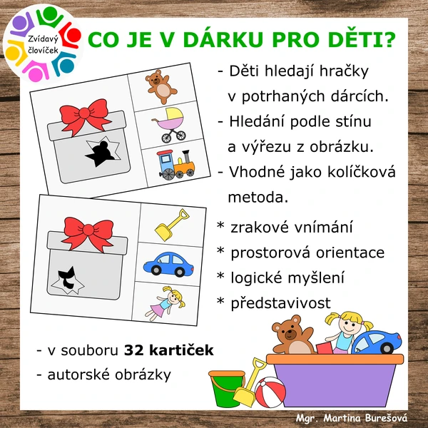CO JE V DÁRKU PRO DĚTI?