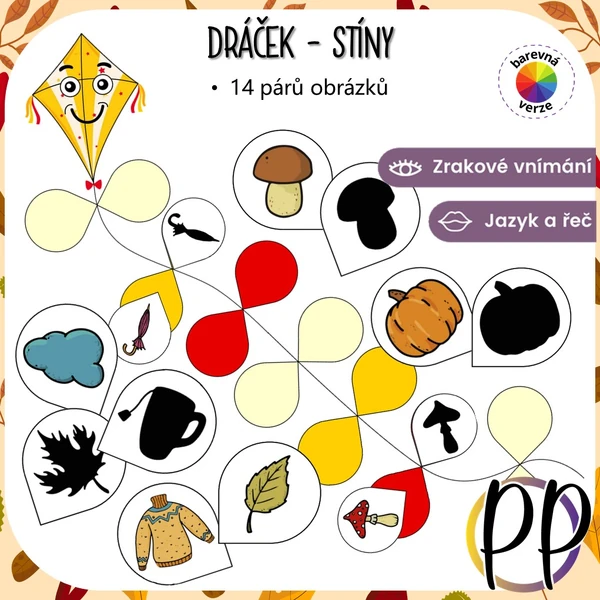 Dráček - stíny