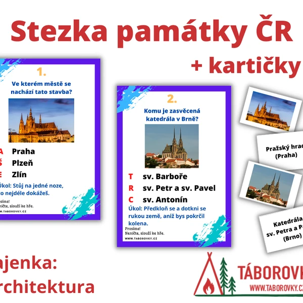 Stezka + kartičky naše památky