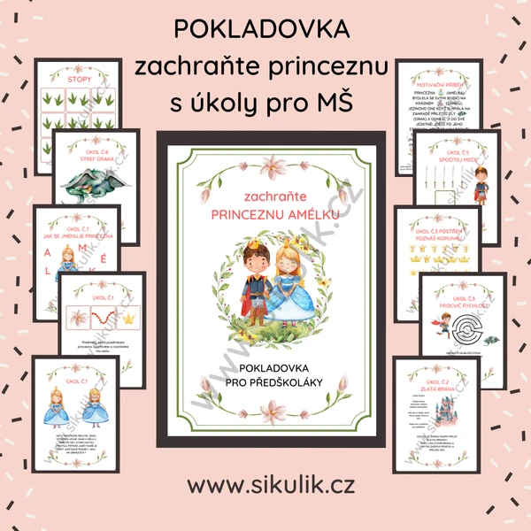 Zachraňte PRINCEZNU AMÉLKU úkolová hra
