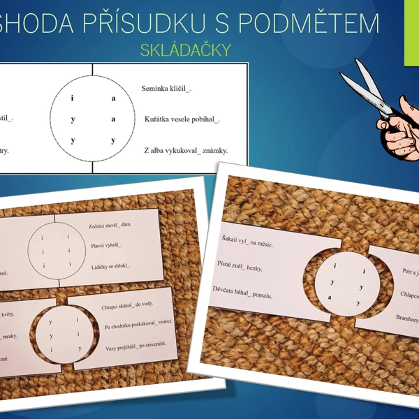 Shoda přísudku s podmětem SKLÁDAČKY