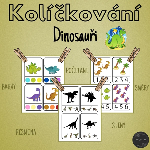 Dinosauři, kolíčkování