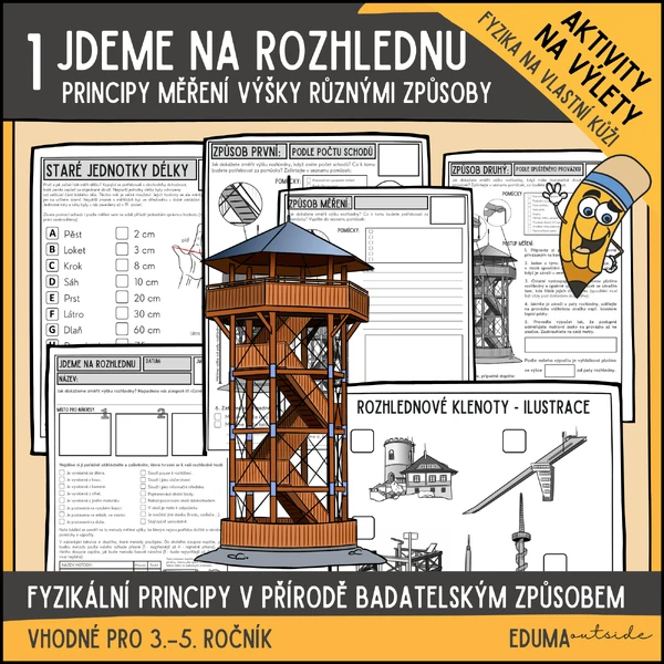 JDEME NA ROZHLEDNU - Princip měření výšky objektu různými způsoby