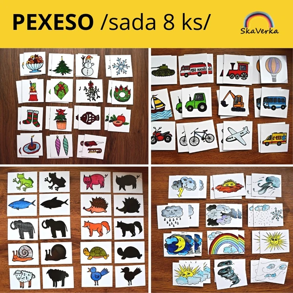 PEXESO /sada 8 ks/