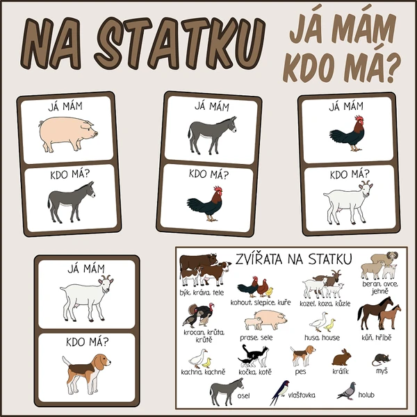 Já mám, kdo má? - Zvířata na statku