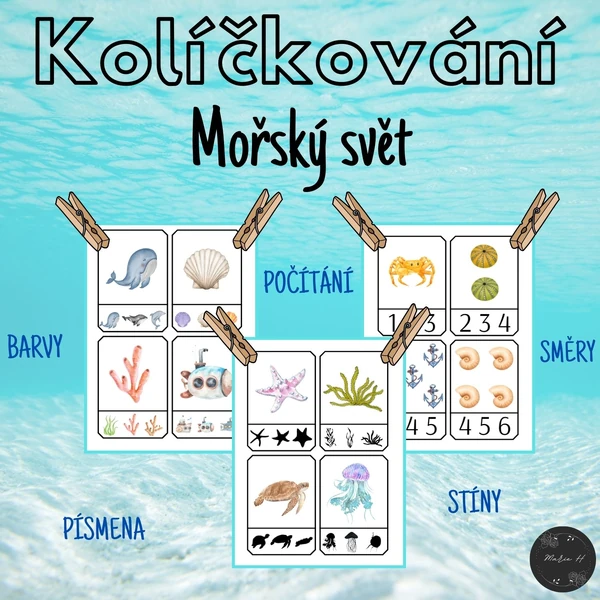 Mořský svět, kolíčkování