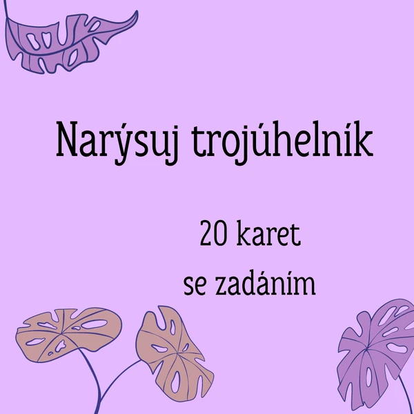 Konstrukční úlohy - trojúhelník