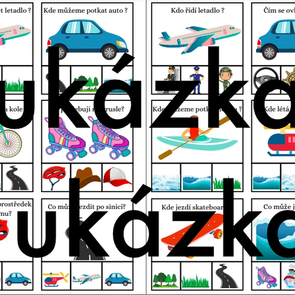 Kolíčkování DOPRAVNÍ ZNAČKY