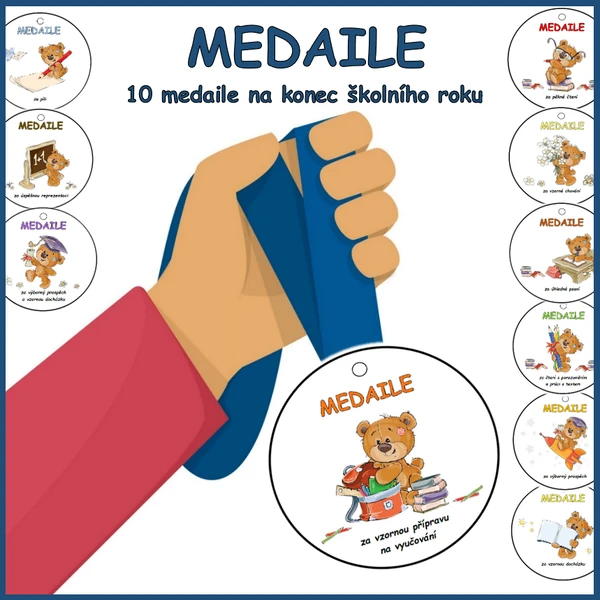  MEDAILE - konec školního roku