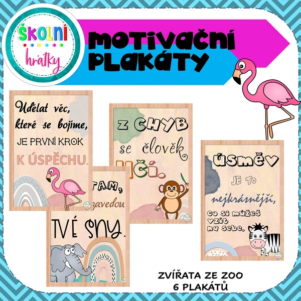 Motivační PLAKÁTY ZOO