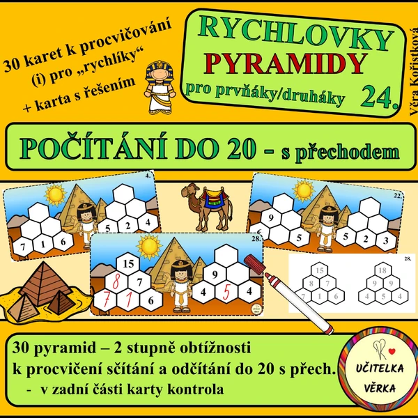 RYCHLOVKY 24 - POČÍTÁNÍ DO 20 s přechodem přes základ 10
