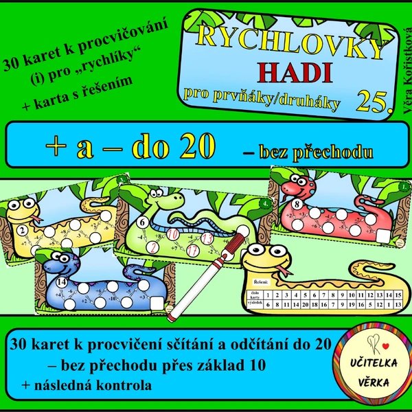 RYCHLOVKY 25 - HADI - + a - do 20 bez přechodu