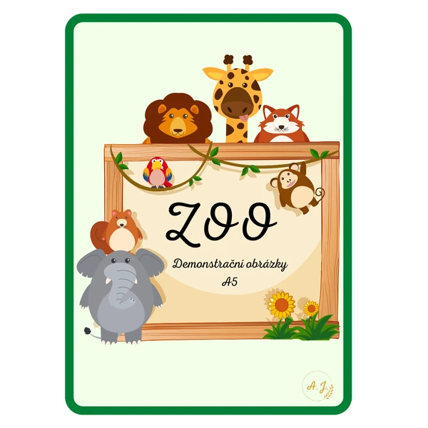 ZOO - demonstrační obrázky A5
