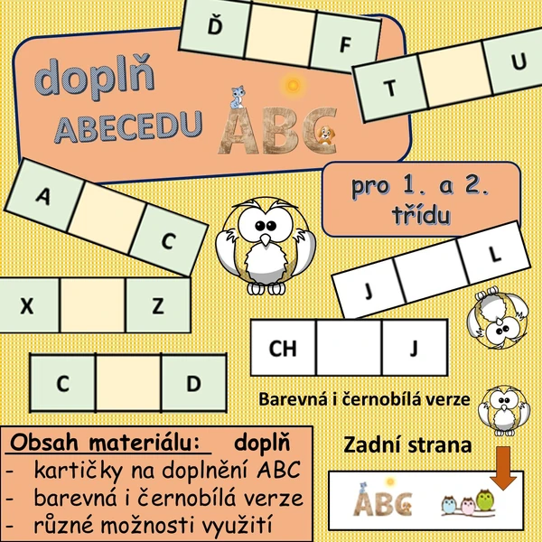 Doplň abecedu