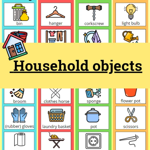 Vocabulary: Household objects
