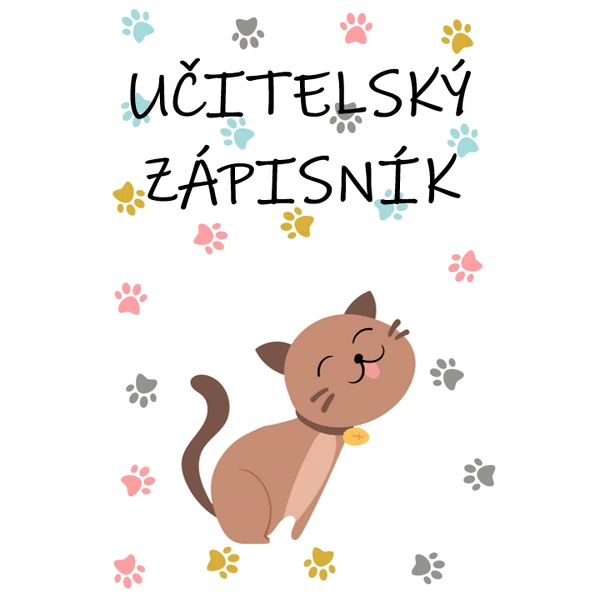 UČITELSKÝ ZÁPISNÍK - kočička, univerzální 