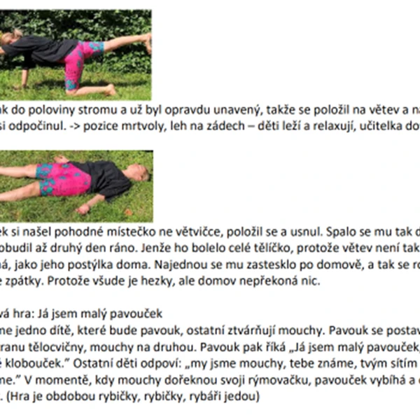 Jóga - O pavoučkovi