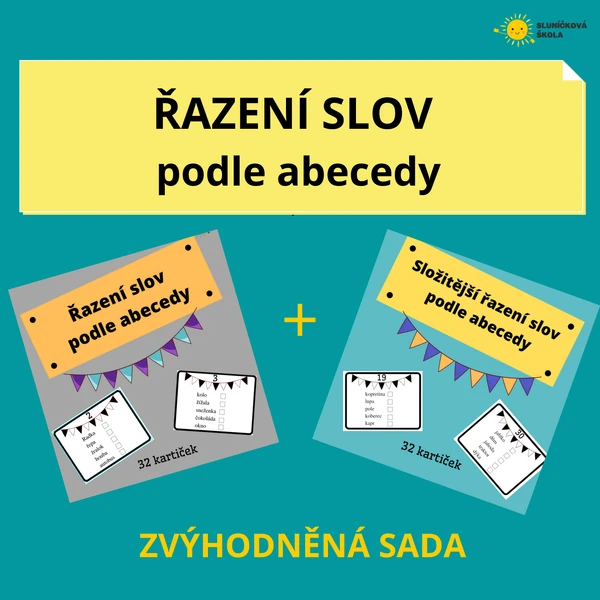 ŘAZENÍ SLOV PODLE ABECEDY - procvičování