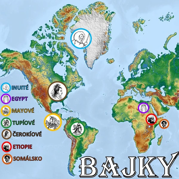 BAJKY: Amerika, Afrika (s řešením)