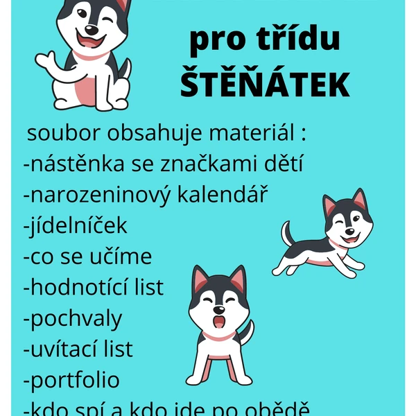 Třída štěňátek