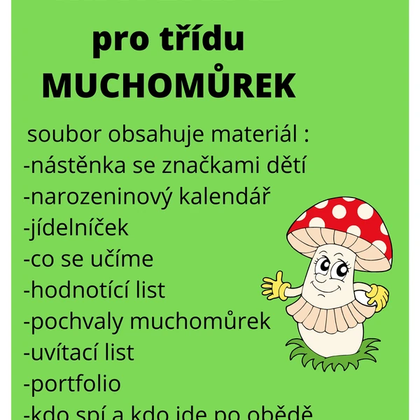Třída muchomůrek