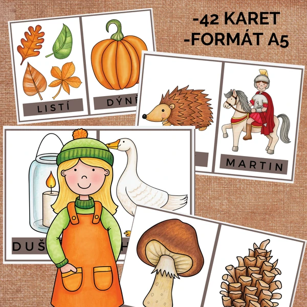 Demonstrační obrázky (komunikační karty) PODZIM 