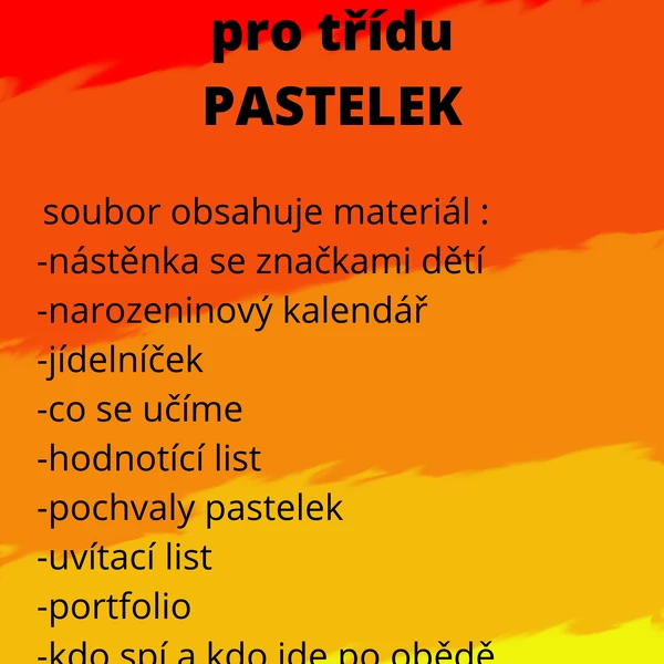 Třída pastelek