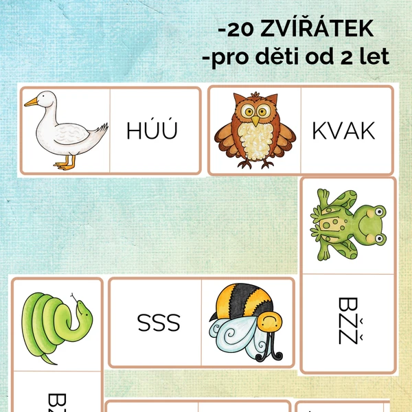 DOMINO: JAK DĚLÁ ZVÍŘÁTKO? 
