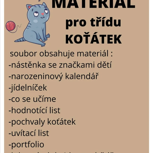 Třída koťátek
