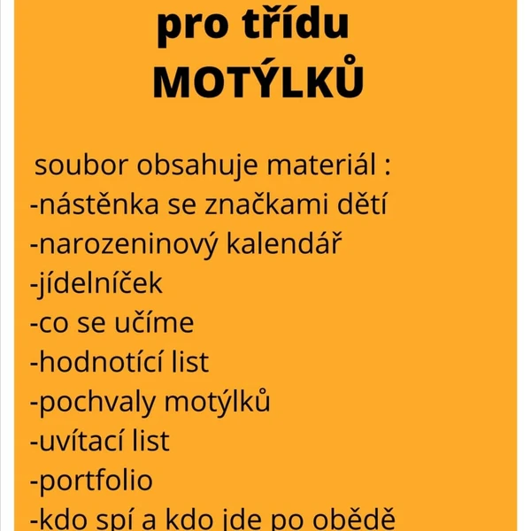 Třída motýlků