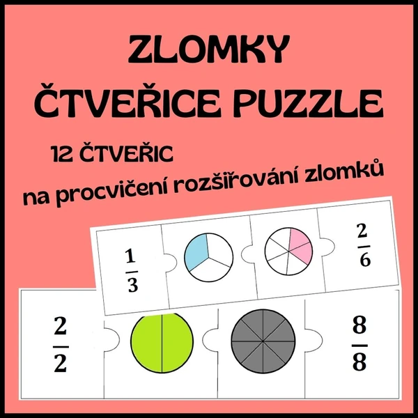 ČTVEŘICE - rozšiřování zlomků
