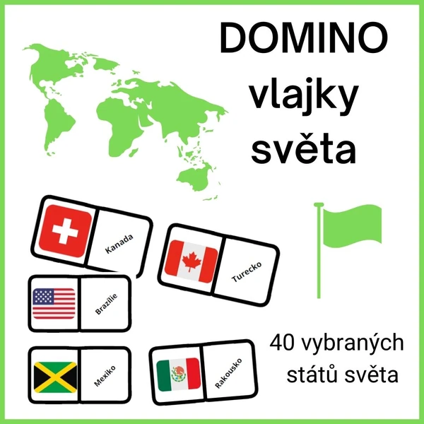 DOMINO - vlajky světa