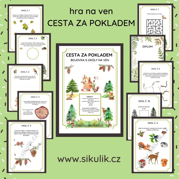 CESTA ZA POKLADEM  BOJOVKA S ÚKOLY NA VEN
