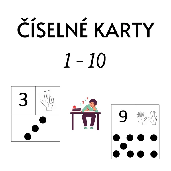 Číselné karty se symboly
