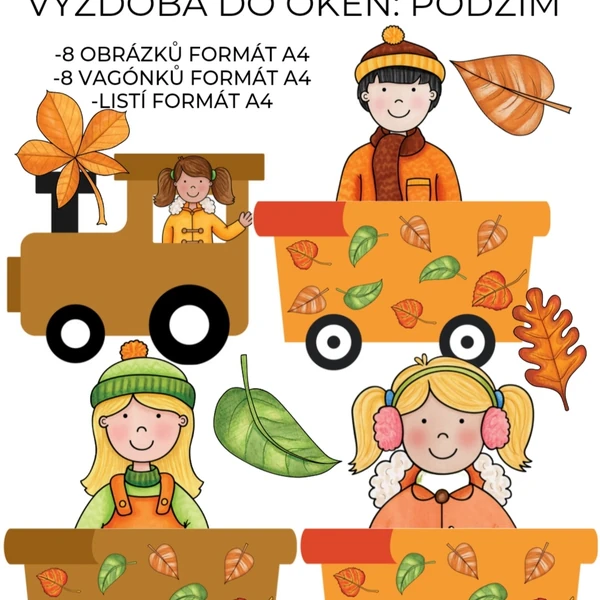 Výzdoba do oken-PODZIM 