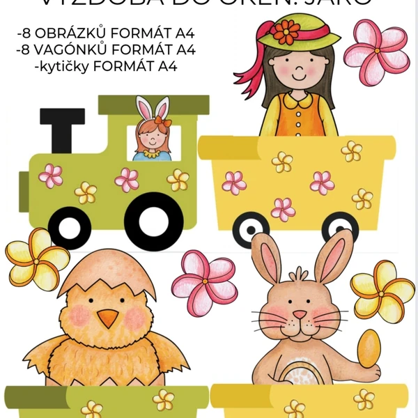Výzdoba do oken-JARO